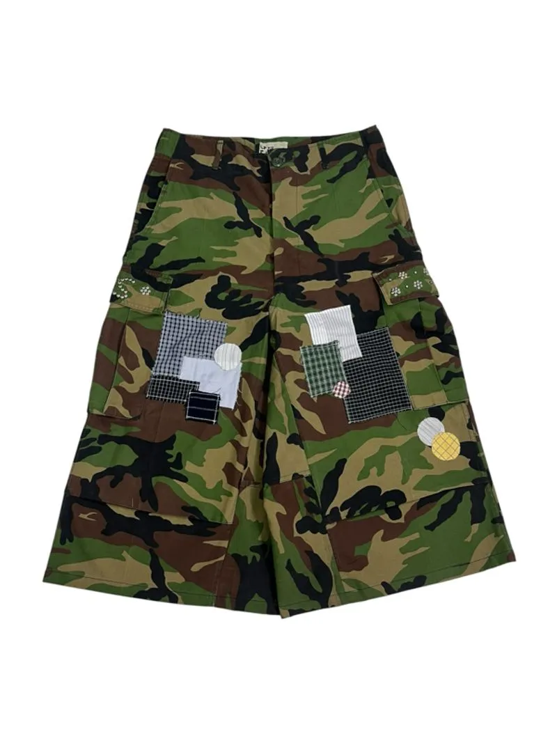 REWORKED CARGO CAMO SHORTS photo 1