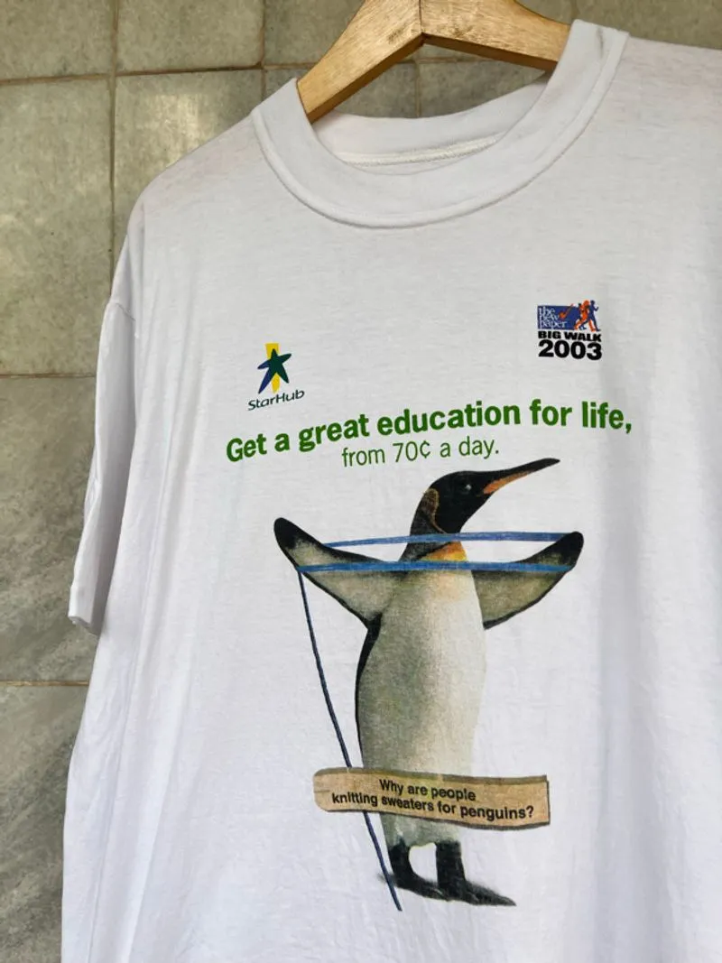 Kaos Art Vintage Penguin  photo 1