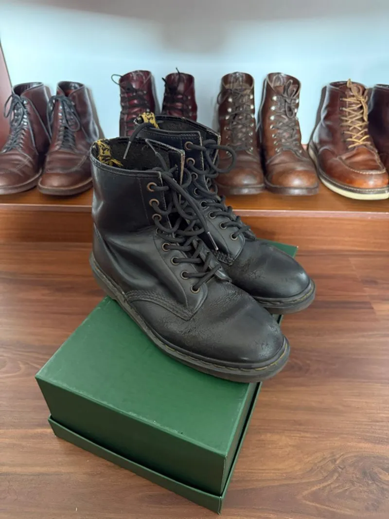 Dr. Martens (Vintage / Made in England)  -7 UK -1461 3-Eye S photo 1