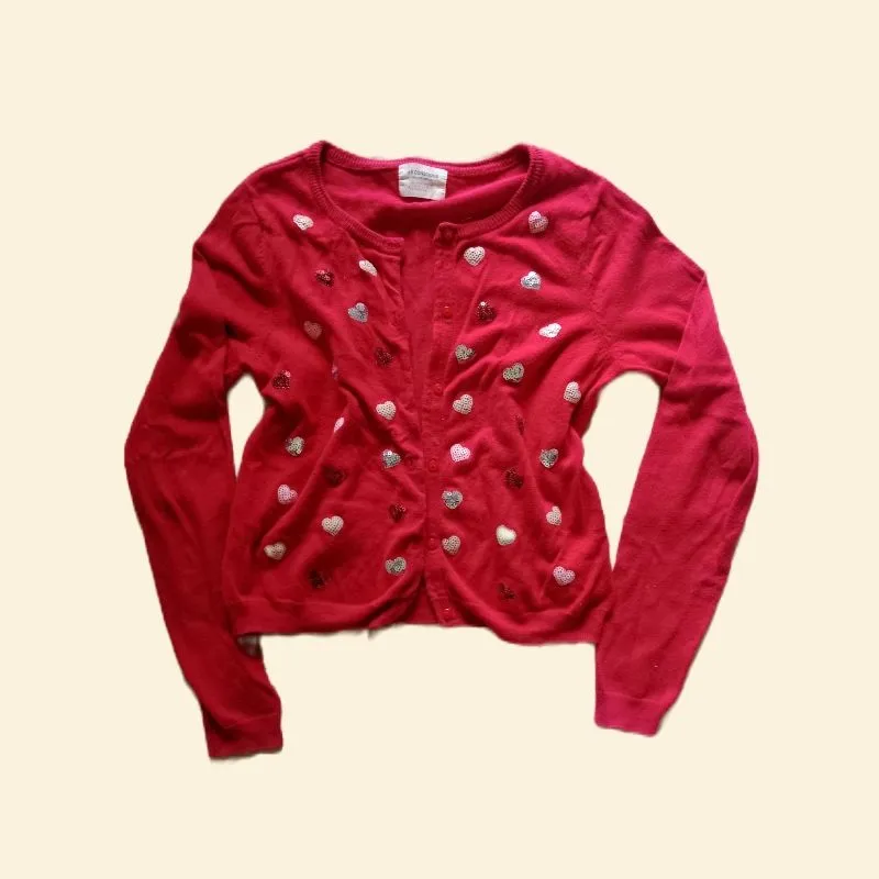 H&M Crop red cardigan photo 1