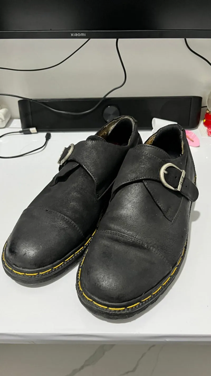 Sepatu Kulit Suede Monkstrap photo 1