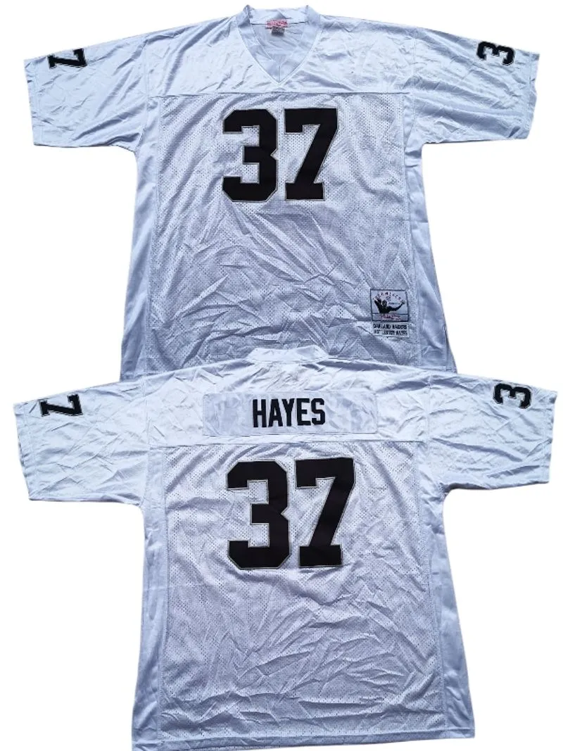 VINTAGE Lester Hayes37 Raiders Sewn Stitched Jersey. photo 1
