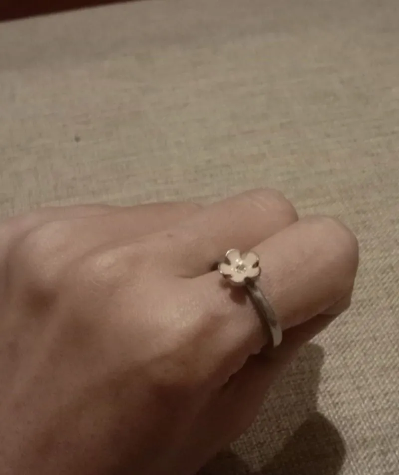 Cincin bunga pink kecil photo 1