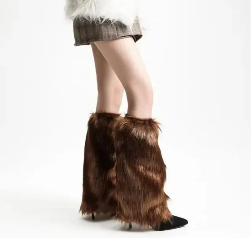 fur leg warmer photo 1