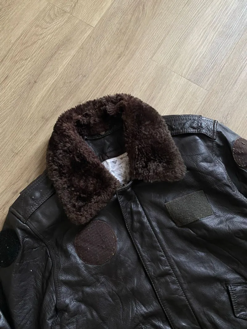 REPUBLIK OF KOREA ARMY AVIATION LEATHER JACKET photo 1