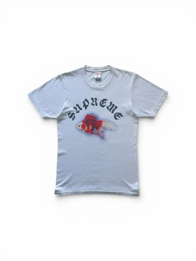 SUPREME X SASQUATCHFABRIX Goldfish Tee - White   photo 1
