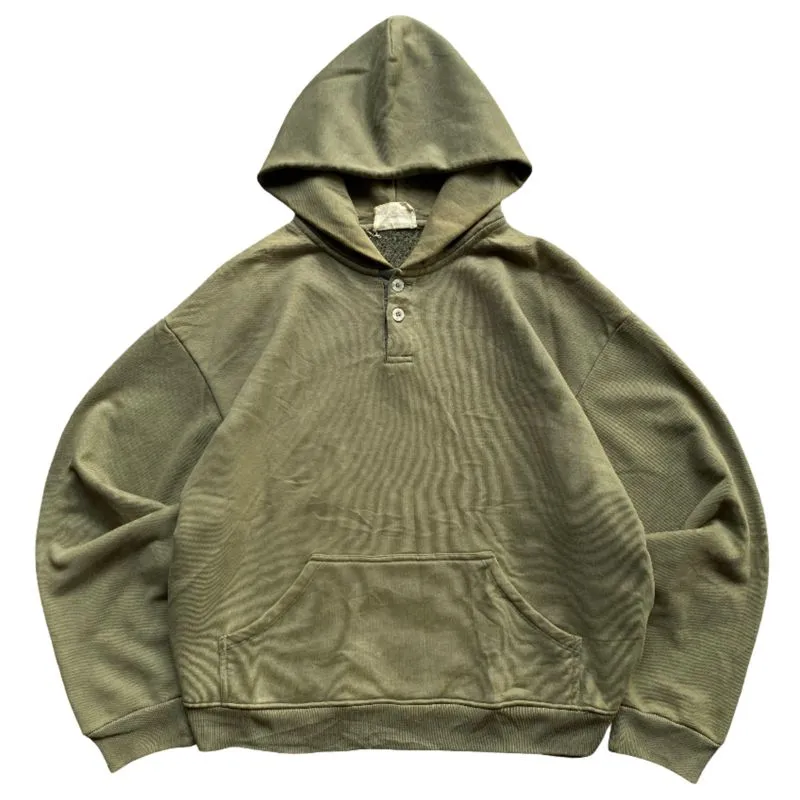 Fear of God Streetwear Vintage Hoody Pria green photo 1