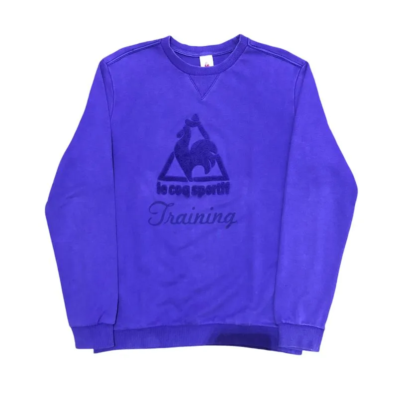 Le Coq Sportif Minimalist Casual Sweater Pria purple photo 1