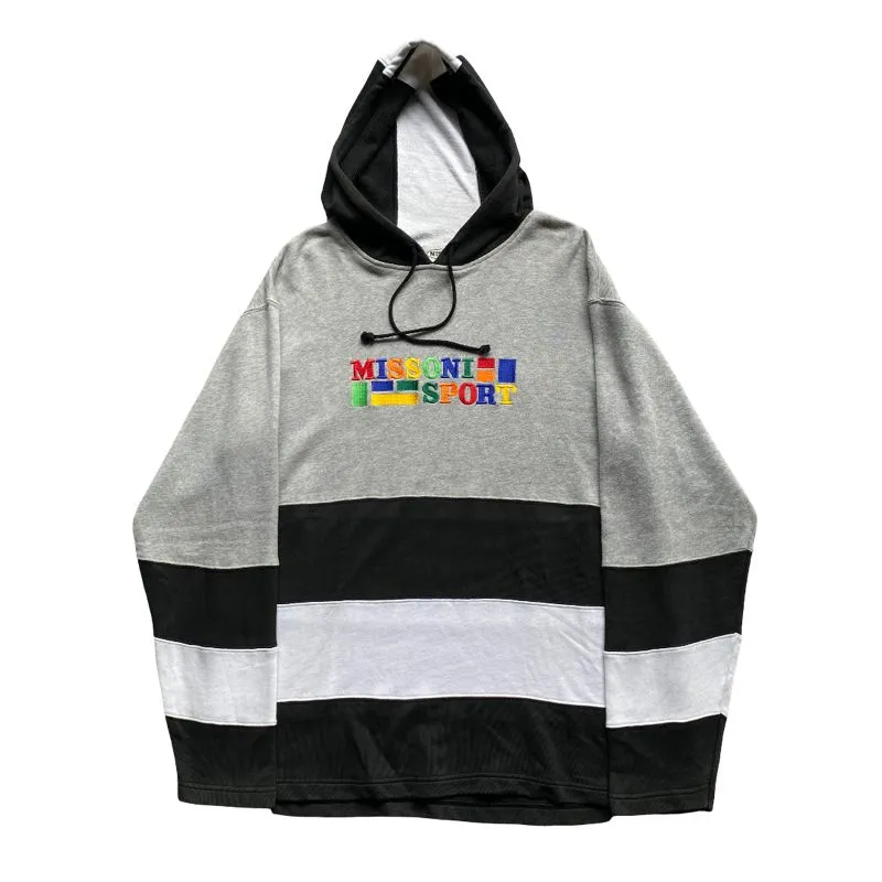 Missoni Streetwear Vintage Hoody Pria gray photo 1