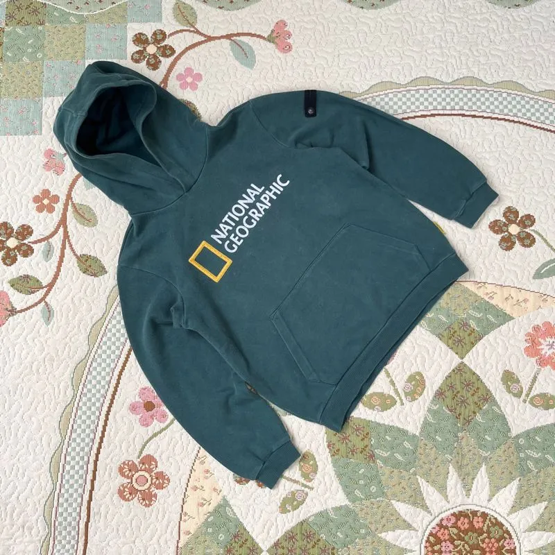 Hoodie anak national geo emerald cakep photo 1