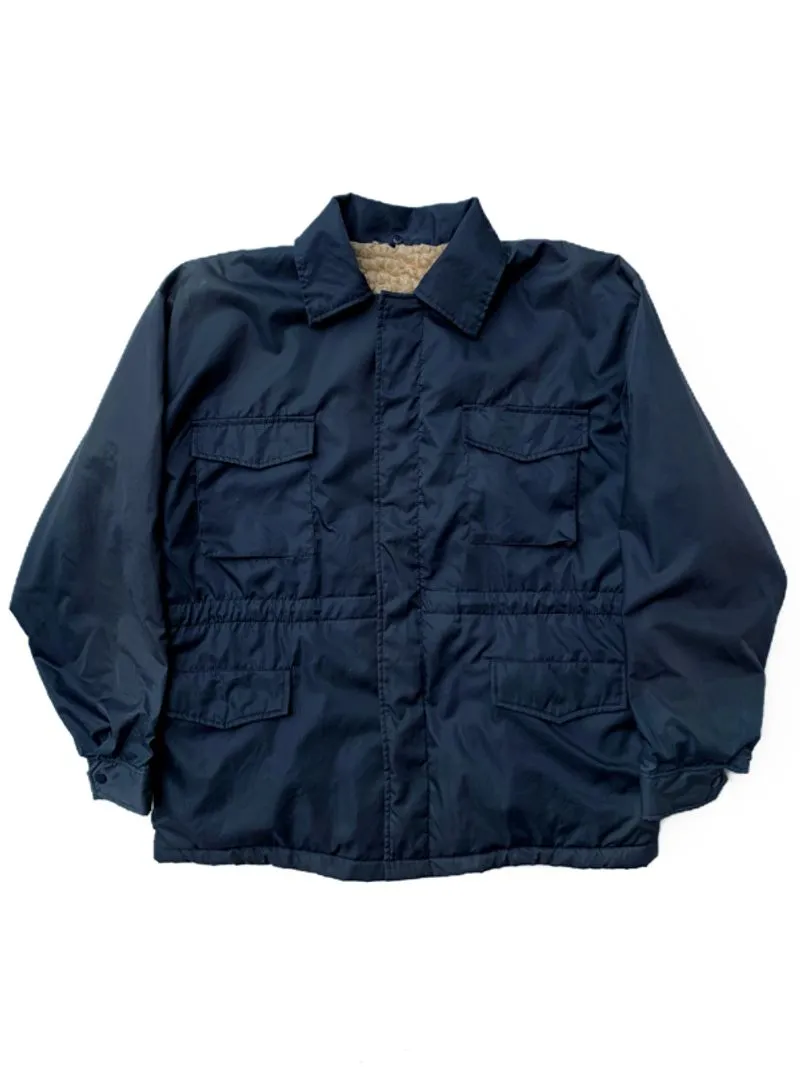 de-luxe coat sherpa lined military winter jacket photo 1