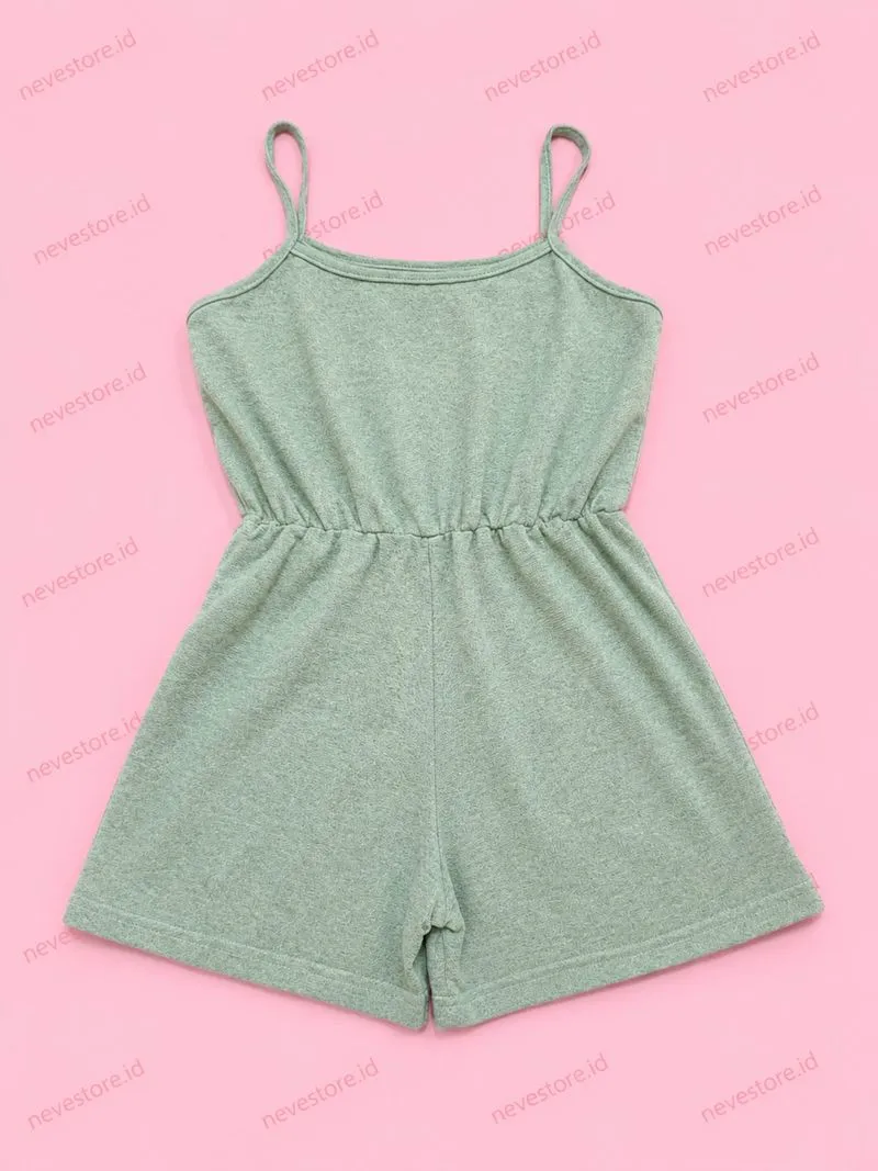 Jumpsuit Grey Spaghetti Strap Playsuit photo 1