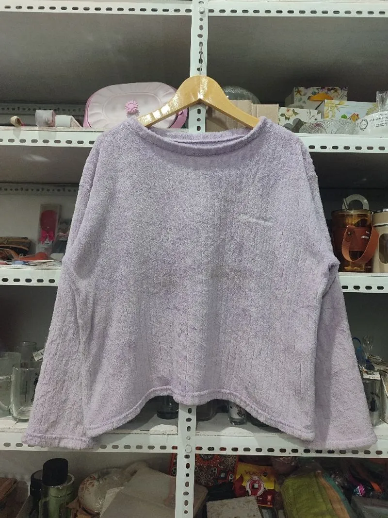Crewneck Sherpa baby pink size L fit 55X57 photo 1