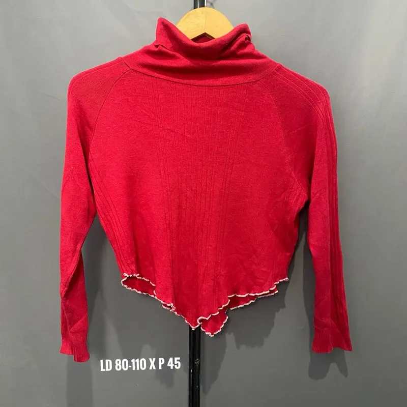  top top brand modek turtleneck fushia gelap photo 1