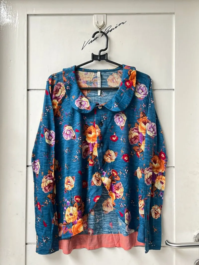 SALE!! Sunao Kuwahara Flower Motive Shirt photo 1