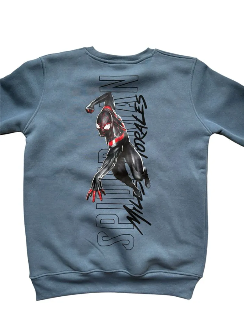 Miles Morales Spiderman Crewneck Sweatshirt  photo 1