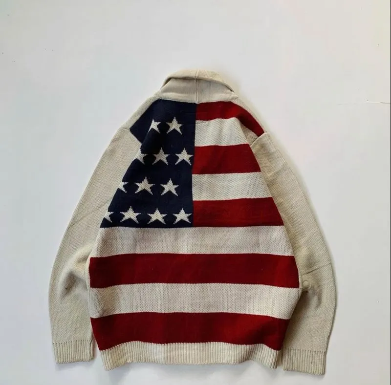 SAINTPAINT Big Flag Knit Cardigan photo 1