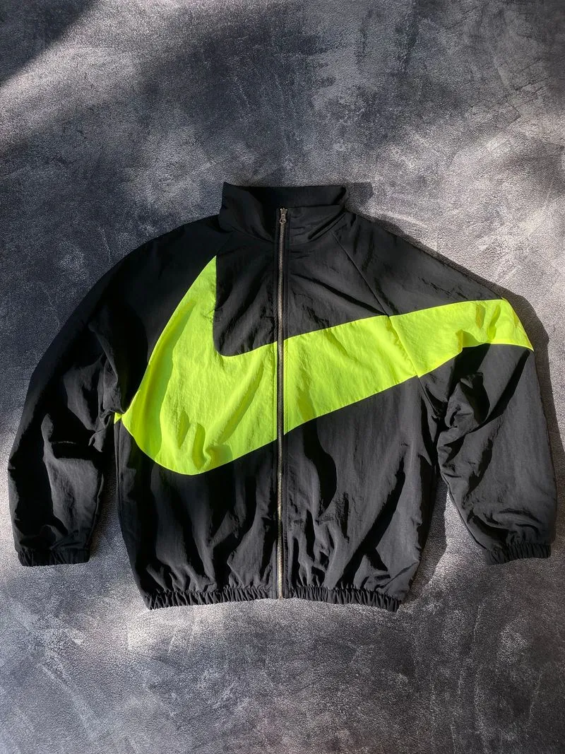 Nike Casual Windbreaker Pria green black photo 1