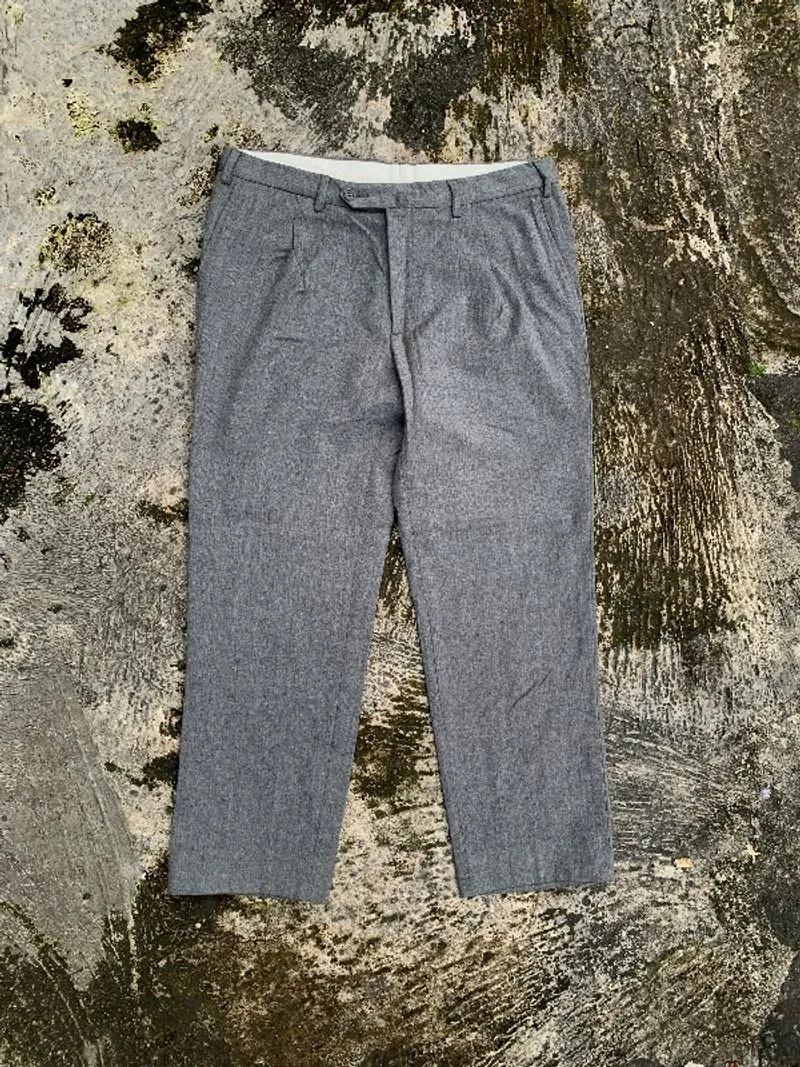 Boggi Milano Tuck Wool Pants photo 1