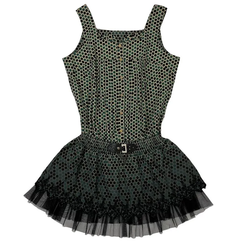 polka ruffle dress photo 1