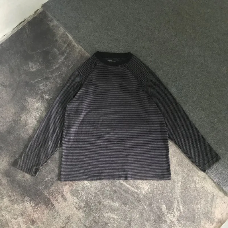 LONGSLEEVE KOREAN BRAND STRIPE NOT UNIQLO SALUR photo 1