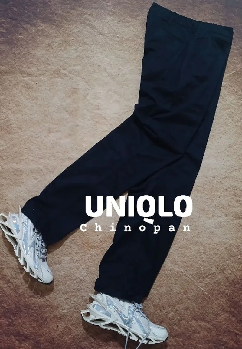 Uniqlo chino pria reguler second original photo 1