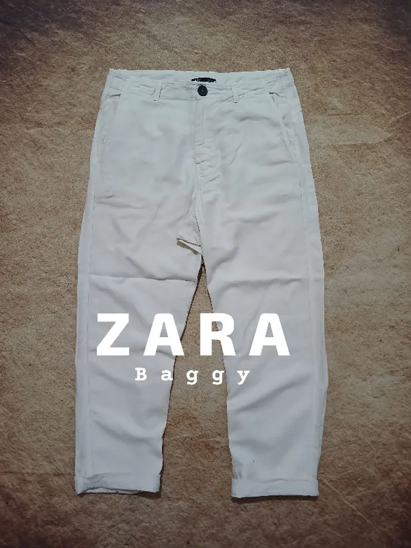 Zara baggy rilex pan second original photo 1