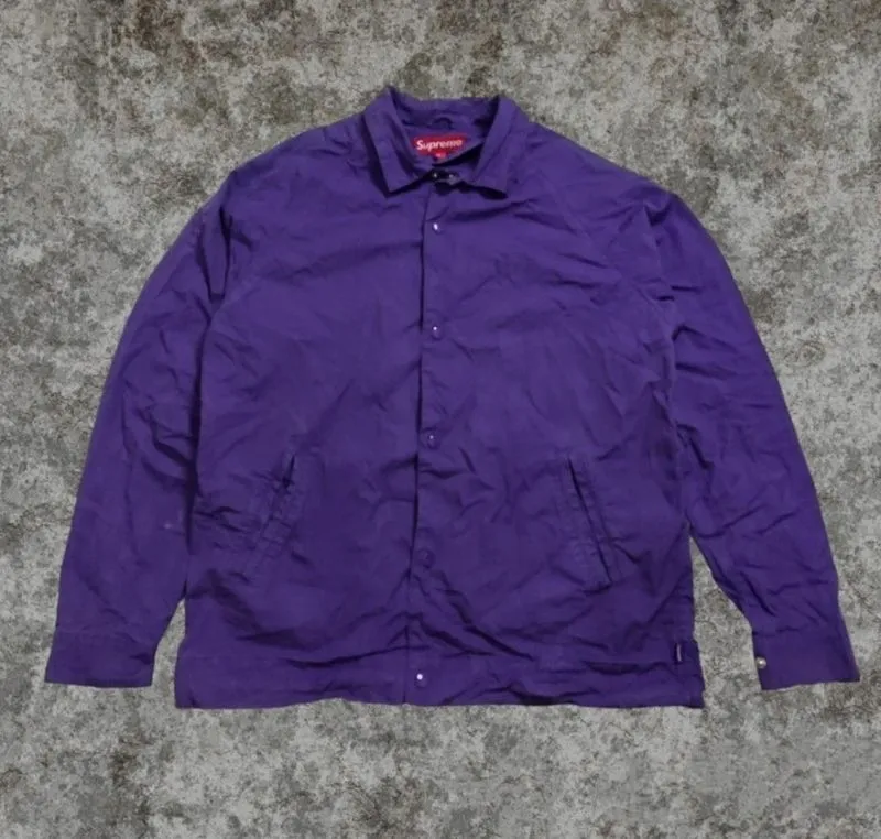 supreme jaket canvas basic small logo photo 1