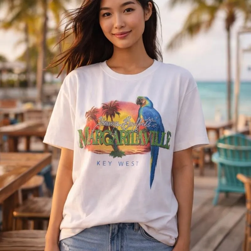 Jimmy Buffett "Margaritaville. Key West" Tourist Graphic Tee photo 1