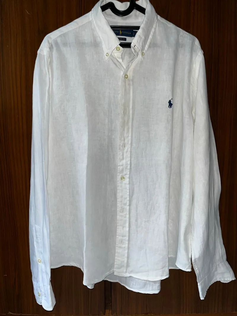 Polo Ralph Lauren linen shirt size L photo 1