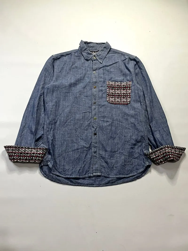 Semanticdesign Button Shirt Blue Denim photo 1