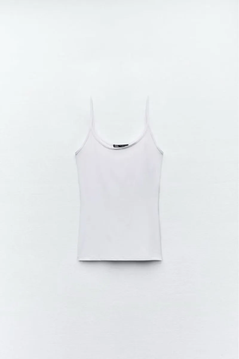 white tanktop  photo 1