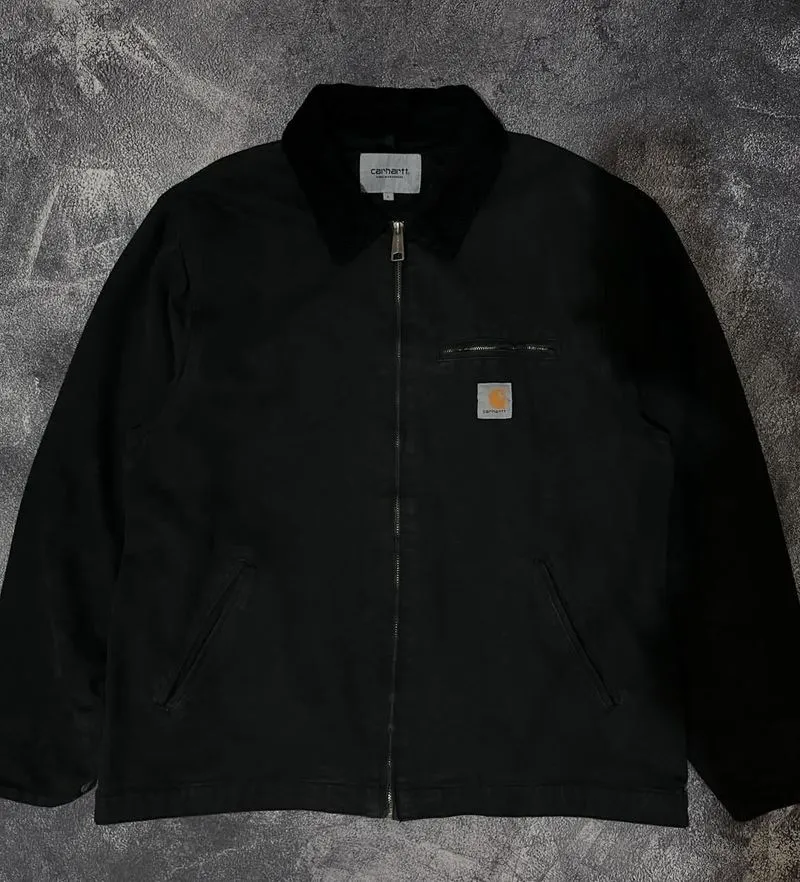 DETROIT JACKET CARHARTT BLACK MADE IN TUNASIA photo 1