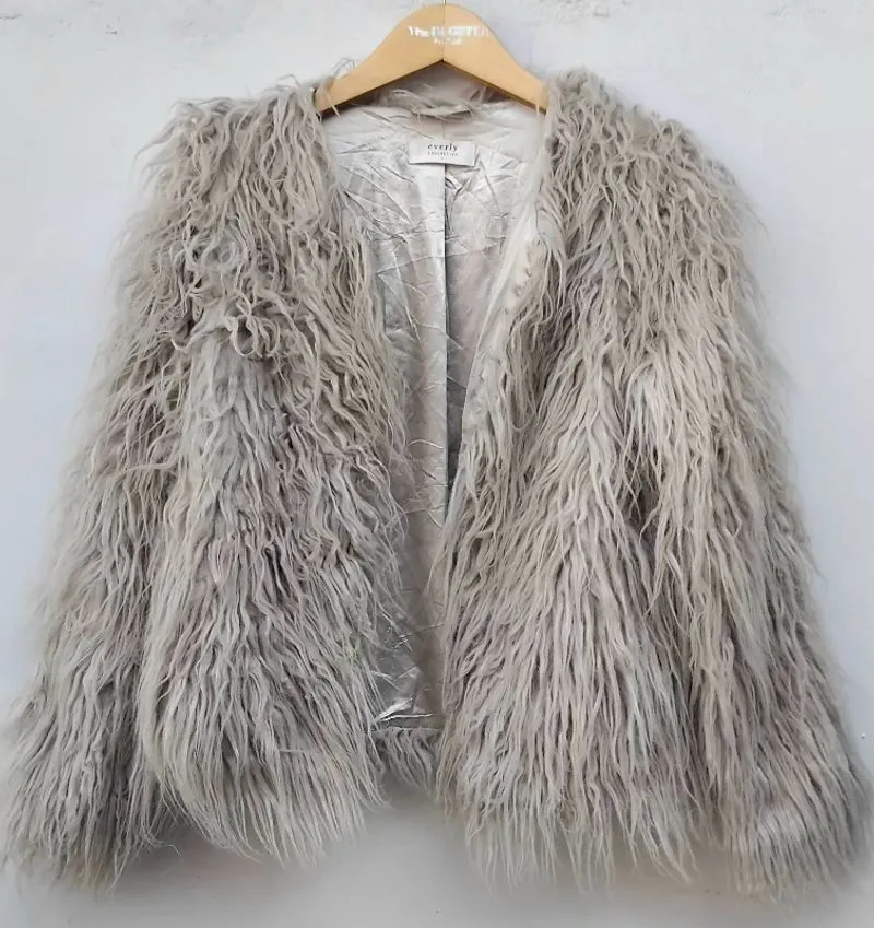 Everly Collective marmont faux fur jacket photo 1