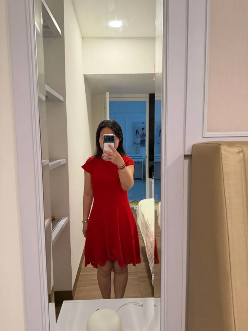 Gaun Simplicity Merah photo 1