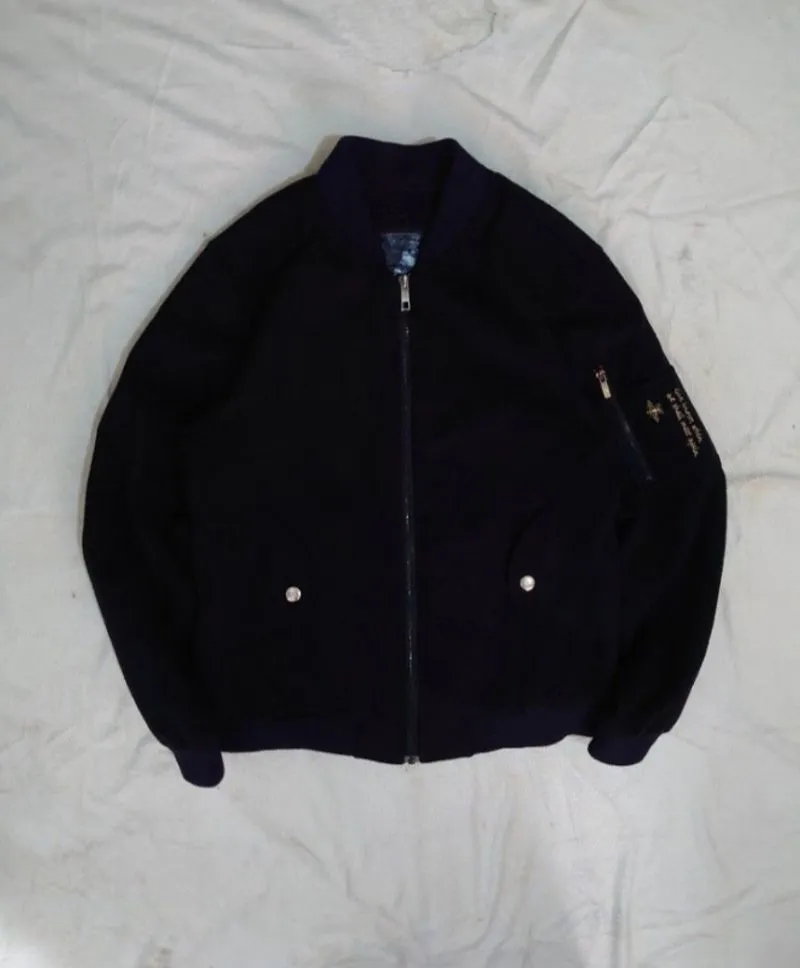 2pcs bomber sherpa designer dlrb dan jaket Coklat photo 1