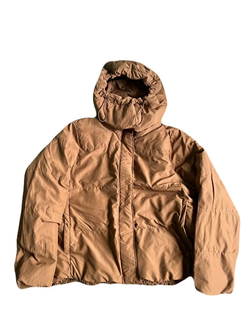 Uniqlo Minimalist Casual Puffer jacket Wanita multicolor brown photo 1
