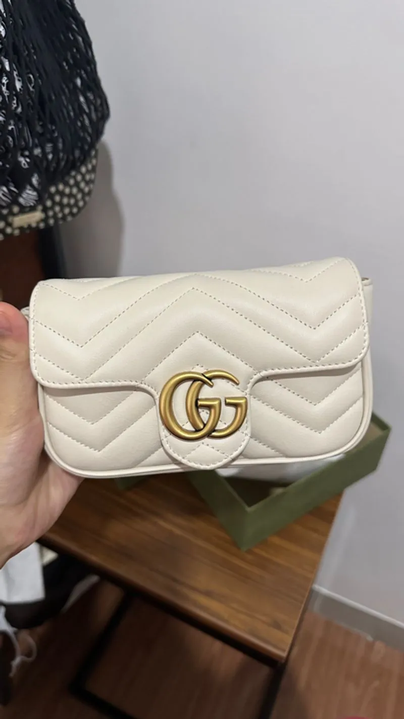 Super mini marmont white photo 1