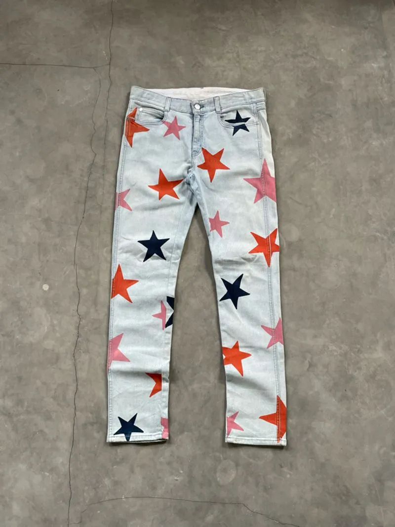 Authentic Stella McCartney Jeans Aop Star Color  photo 1