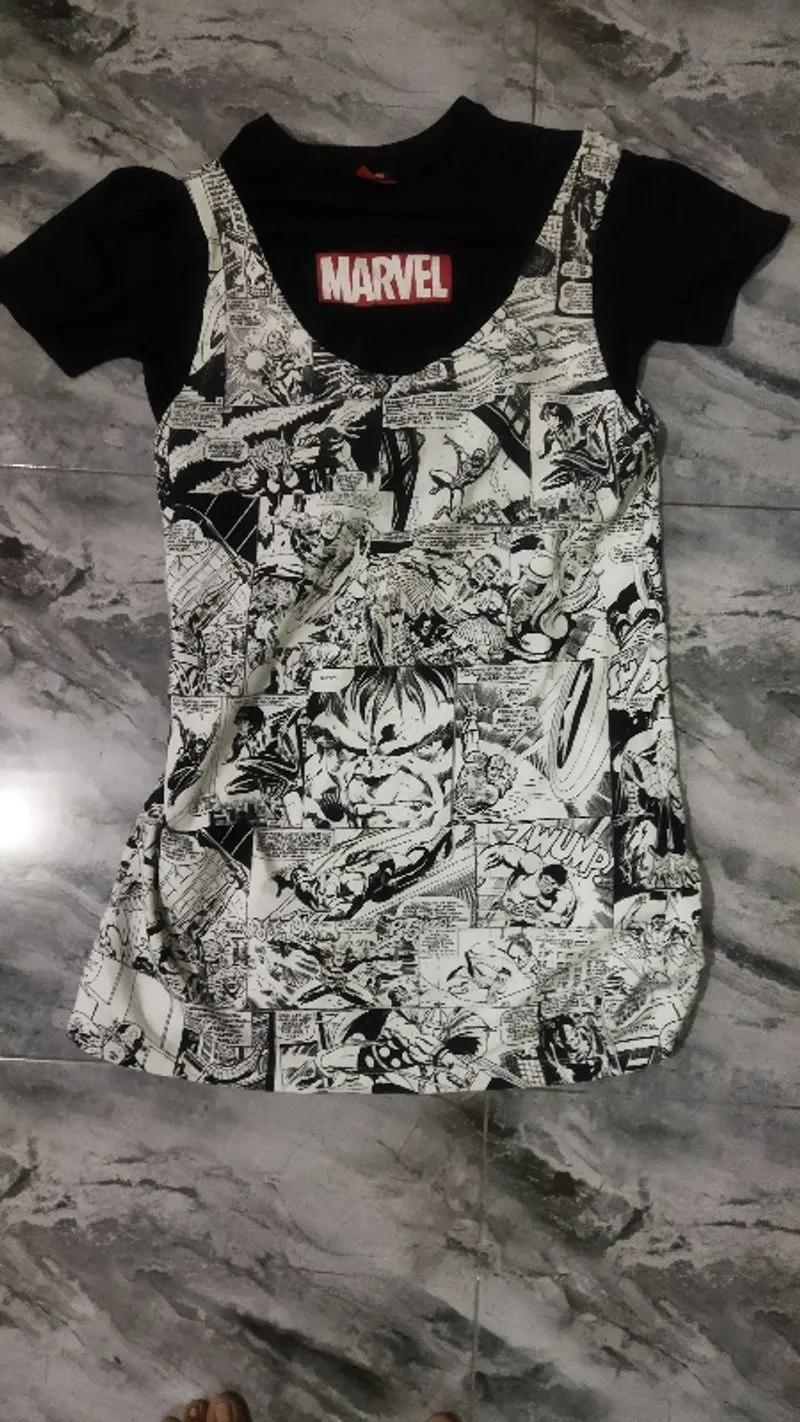 Dress Overall Nevada Disney Marvell Comics Avenger Original photo 1