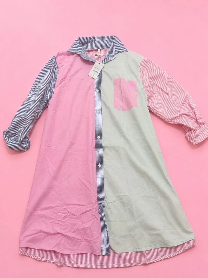Stradivarius Shirt Dress Long Sleeve photo 1