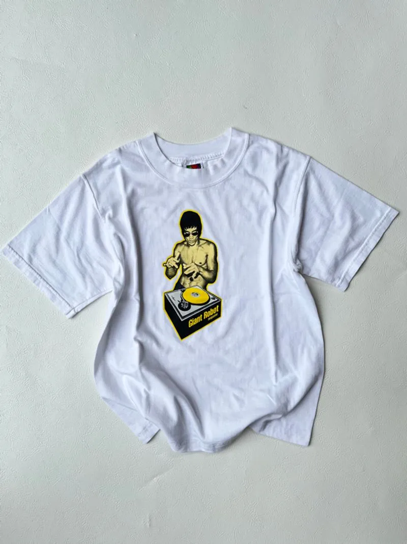90s FOTL Bruce Lee “DJ For Giant Robot” Graphic  photo 1