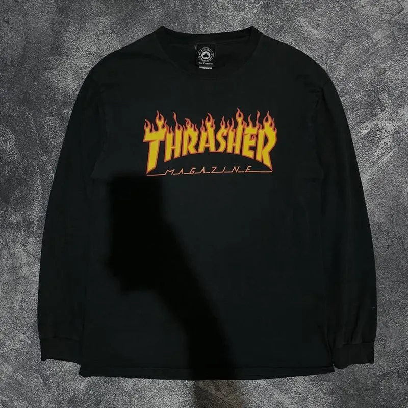 Thrasher Flame Logo Long Sleeve T-Shirt photo 1
