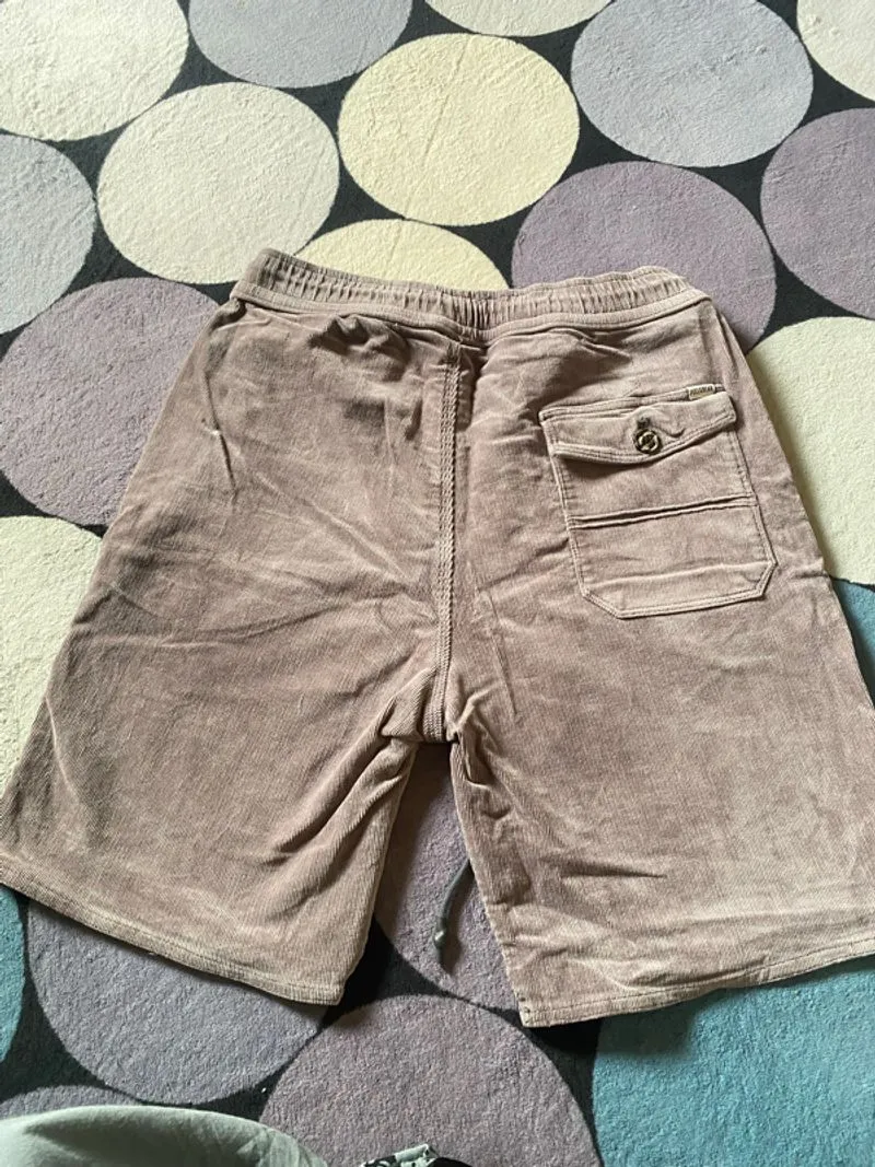 celana pendek corduroy pria photo 1