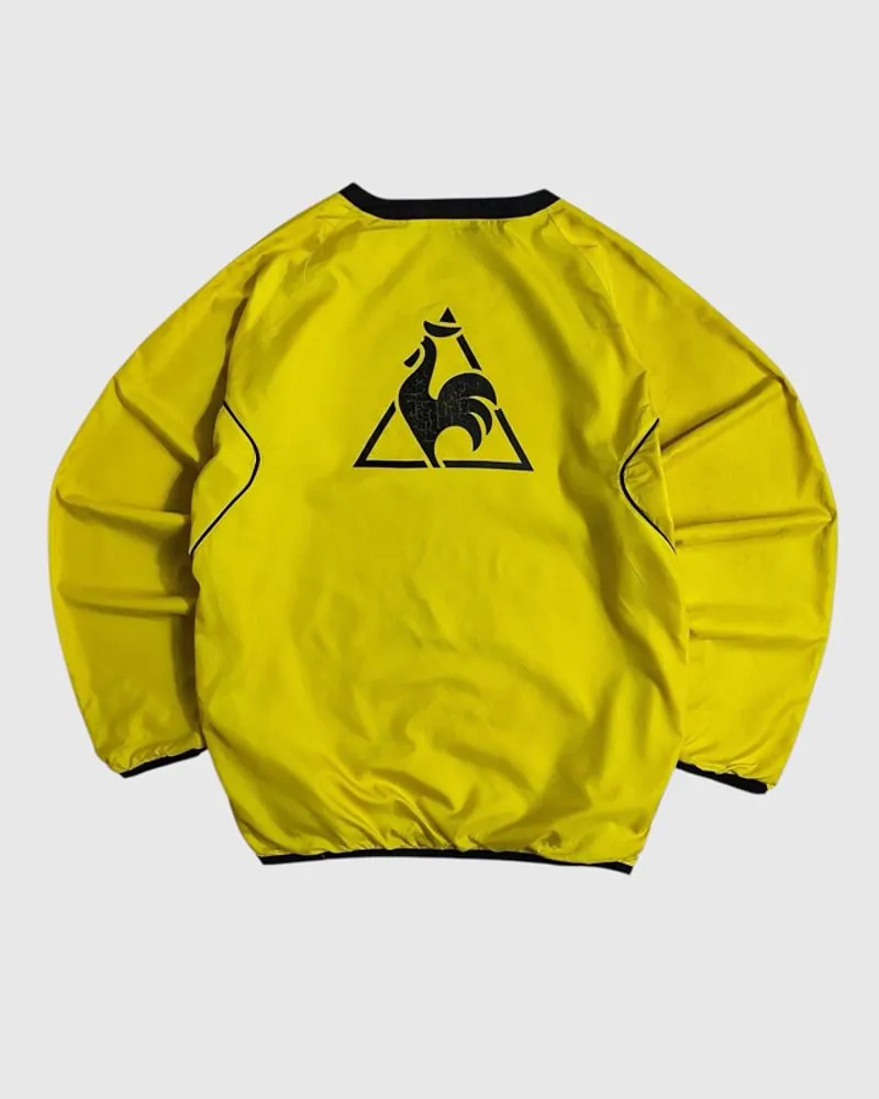 Le Coq Sportif Windbreaker Jersey Jacket Big Logo Colarless photo 1
