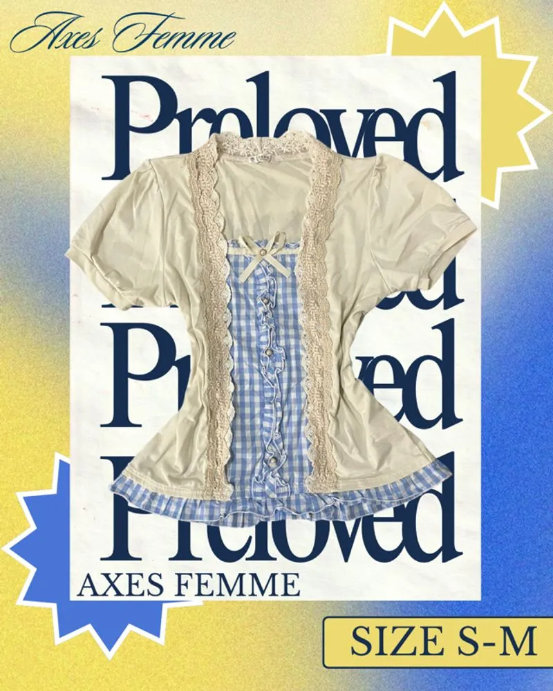 Axes Femme Milkmaid Top Size S-M photo 1