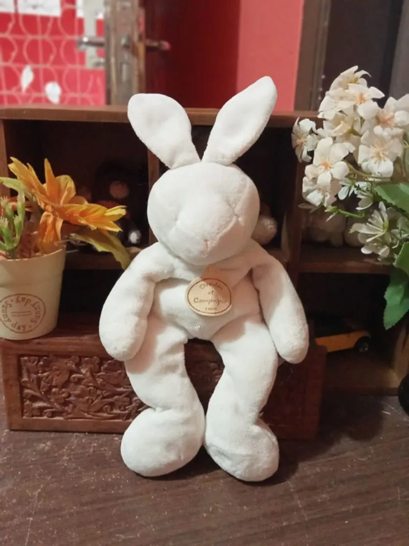 Vintage Doll Dou Dou et Compagnie Paris White Bunny photo 1