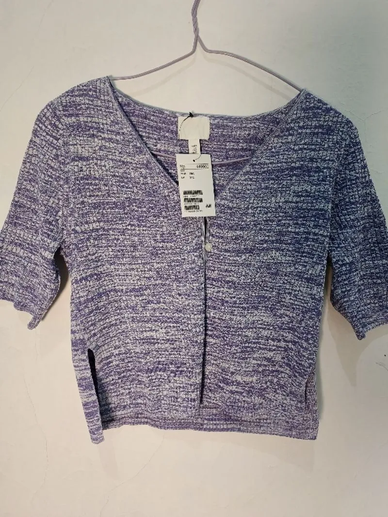 Atasan H&M ungu  photo 1