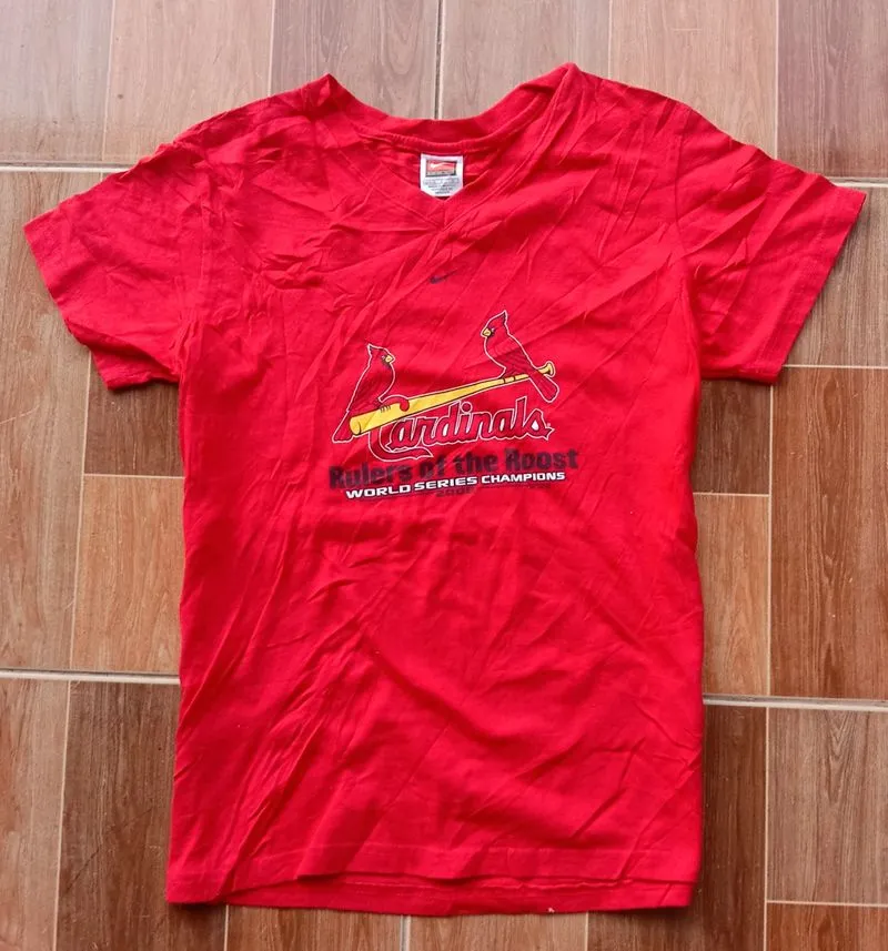 Nike Casual T-shirt Wanita red photo 1