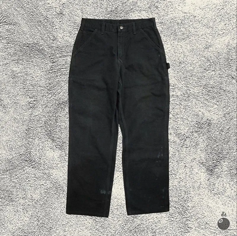 (SOLD) vintage carhartt carpenter pants - natural faded photo 1